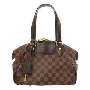 Louis Vuitton Damier Ebene Brown Verona Semi Shoulder Bag